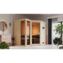 Sauna traditionnel d'intérieur en bois Amara 5 à 6 places 38mm KARIBU
