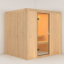 Sauna traditionnel Daria Plug &Play - 4 à 6 places 68mm KARIBU