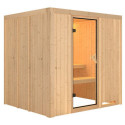Sauna traditionnel Daria Plug &Play - 4 à 6 places 68mm KARIBU