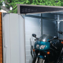 Garage à motos en métal anthracite 5,3m² Titan 960 TRIMETALS
