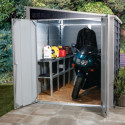 Garage à motos en métal anthracite 5,3m² Titan 960 TRIMETALS