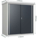 Armoire extérieure en métal anthracite 3200L Guardian 1,72m² TRIMETALS