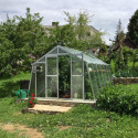 Serre de jardin 303x303cm 9,18m² verre cathédrale 4mm VARIANT - Limes