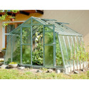 Serre de jardin 303x303cm 9,18m² verre cathédrale 4mm VARIANT - Limes