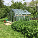 Serre de jardin 303x303cm 9,18m² verre cathédrale 4mm VARIANT - Limes
