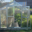 Serre de jardin 276x406cm 11,2m² en verre cathédrale 4mm VARIANT - Limes