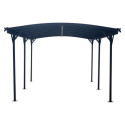 Carport en aluminium anthracite 3x5,05m et polycarbonate 6mm X-METAL