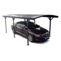 Carport en aluminium anthracite 3x5,05m et polycarbonate 6mm X-METAL