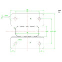 Carport en aluminium anthracite 3x5,76m et polycarbonate 6mm X-METAL