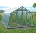 Serre de jardin 303x452cm 13,70m² verre cathédrale 4mm VARIANT - Limes
