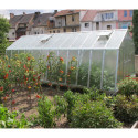 Serre de jardin 303x601cm 18,21m² verre cathédrale 4mm VARIANT - Limes
