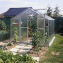 Serre de jardin 249x306cm 7,62m² en verre cathédrale 4mm VARIANT, Limes