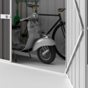 Abri de jardin en métal Colorbond gris 2,02m² Bikestore EASYSHED