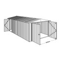 Garage en acier Zincalume Colorbond 20,1m² grande hauteur EASYSHED