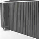 Garage en acier Zincalume Colorbond 20,1m² grande hauteur EASYSHED