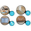 Abri de jardin en bois massif 19mm Essen porte simple 3,92m² SOLID