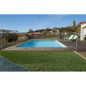 Piscine bois rectangulaire 350x505cm AZURA toute équipée UBBINK	