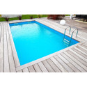 Piscine bois rectangulaire 350x505cm AZURA toute équipée UBBINK	