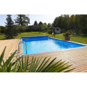 Piscine bois rectangulaire 500x800cm LINEA toute équipée UBBINK