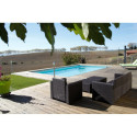 Piscine bois rectangulaire 500x800cm LINEA toute équipée UBBINK