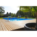 Piscine bois rectangulaire 500x800cm LINEA toute équipée UBBINK