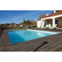 Piscine bois rectangulaire 500x800cm LINEA toute équipée UBBINK