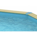 Piscine bois rectangulaire 500x800cm LINEA toute équipée UBBINK