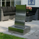 Fontaine Genova en inox kit complet avec pompe et bassin Ubbink