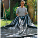 Bâche de bassin pré-découpée  4x4m PVC 0,5mm Ubbink