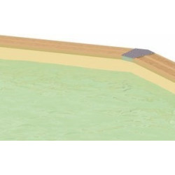 Liner beige seul pour piscine bois octogonale Diam 580cm OCEA UBBINK