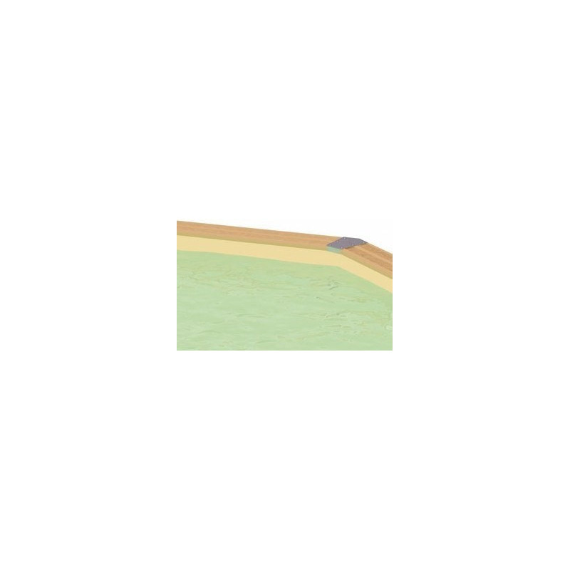Liner beige seul pour piscine bois rectangulaire 500x800cm LINEA UBBINK modèle 2017