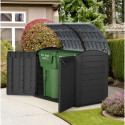 Coffre de jardin multifonctions en résine anthracite 2000L - Keter