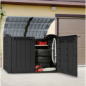 Coffre de jardin multifonctions en résine anthracite 2000L - Keter