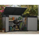 Coffre de jardin en résine brossée Brossium 2100L - Keter 