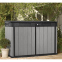 Coffre de jardin en résine brossée Brossium 2100L - Keter 