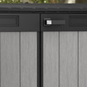 Coffre de jardin en résine brossée Brossium 2100L - Keter 