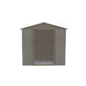Abri de jardin métal 2,43m² imitation bois vieilli