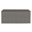 Abri de jardin métal 13,51m² imitation bois vieilli