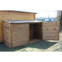 Coffre de jardin en bois Trocadero 2000L