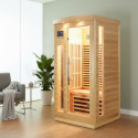 Sauna infrarouge panneaux carbone 1500W 1 place - SNÖ