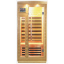 Sauna infrarouge panneaux carbone 1500W 1 place - SNÖ