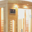 Sauna infrarouge panneaux carbone 1500W 1 place - SNÖ