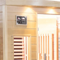 Sauna infrarouge panneaux carbone 2050W 2 places - SNÖ