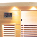 Sauna infrarouge panneaux carbone 2050W 2 places - SNÖ