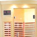 Sauna d’angle infrarouge panneaux carbone 2150W 2-3 places - SNÖ