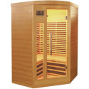 Sauna d’angle infrarouge panneaux carbone 2150W 2-3 places - SNÖ