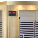 Sauna d’angle infrarouge panneaux carbone 2200W 3-4 places - SNÖ