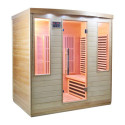 Sauna infrarouge panneaux carbone 3100W 4 places - SNÖ
