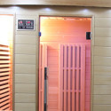 Sauna infrarouge panneaux carbone 3100W 4 places - SNÖ