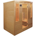 Sauna infrarouge panneaux carbone 3100W 4 places - SNÖ